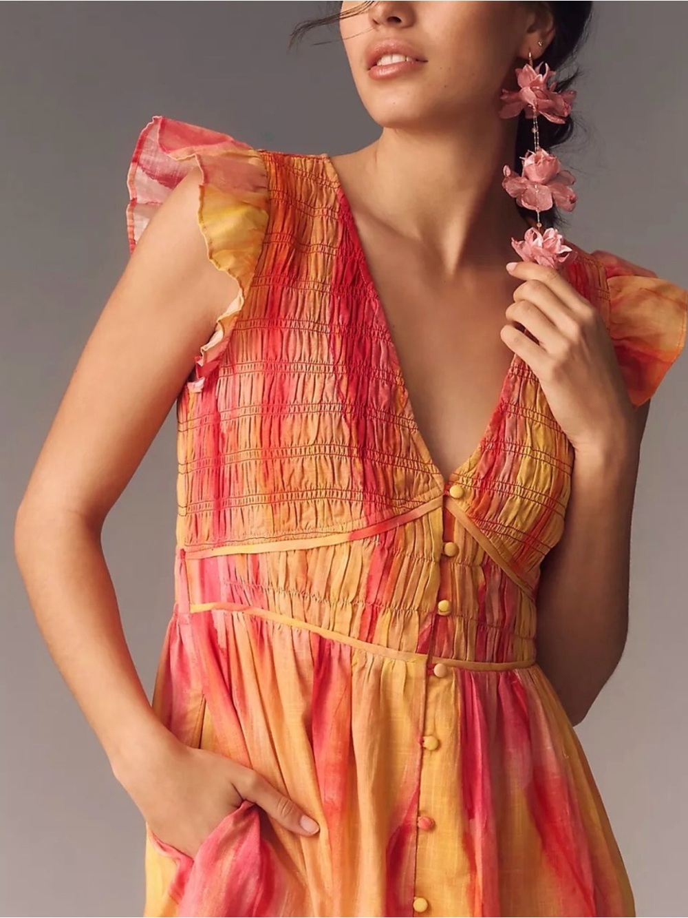 Anthropologie Peregrine Midi Dress